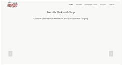 Desktop Screenshot of postvilleblacksmith.com